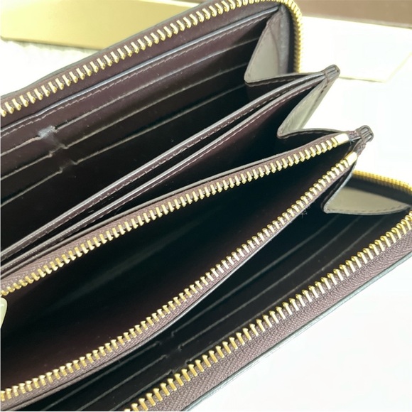 100% Authentic Louis Vuitton Monogram Vernis Zippy Wallet Patent - Picture 4 of 15
